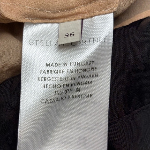 Stella McCartney Black Floral Midi Skirt Size 36/S - Picture 8 of 12